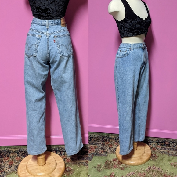 Vintage Levi's 550 Relaxed Fit Denim Jeans/32" Wai - Picture 4 of 4